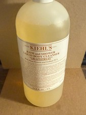 Kiehl's Bath Shower Liquid Body Wash Cleanser Grapefruit Mega Size Liter 33.8 oz picture