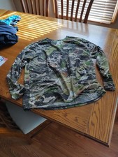Under Armour Threadborne Forest Camo  Shirt XXL picture