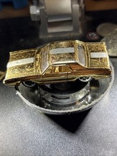 Vintage Aurora | Cigar Box Diecast Car | Gold Chrome Cougar | 6116 | USA Made picture