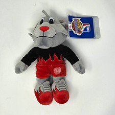 NBA Portland Trail Blazers Blaze Plush Figure Gray/Red/Black Officially Licensed picture