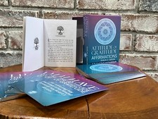 Gratitude Affirmations Daily Guidence 71 Card Deck & Guide Book picture