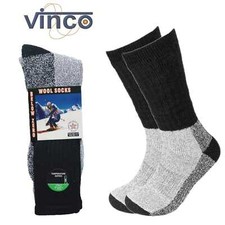 6 Pairs Men Merino Wool Socks Thermal Socks Insulated Cold Weather Winter Socks picture