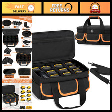 Battery Storage Bag for Tool Batteries - Durable Carrying Case for Organizing picture