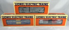Lionel 6464 Boxcars Set of 3 Missouri Pacific New York Central Rock Island New picture