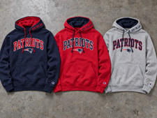 New England Patriots Champion Contrast Hoodie, All Colors picture