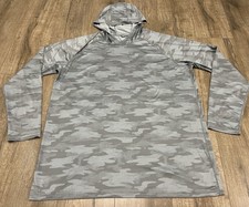 AFTCO Long Sleeve Camo Sun Hoodie Men 2XL Aftec Fishing Beach Stretch picture
