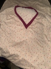 VTG 1974 Santora Lean On Klopman Floral Sleepwear Top Deadstock NOS picture