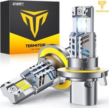 TERMITOR 2pcs H13/9008 LED Headlight Bulb Kit High/Low Beam 60000LM 6500K Canbus picture