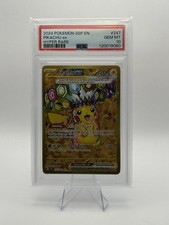 2024 Pokemon Surging Sparks Pikachu ex 247/191 Hyper Rare Gold  PSA 10 Gem Mint picture