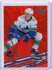 2026-27 Upper Deck Series 1 Zeev Buium Red Outburst 02/25 Canucks picture