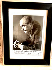 EUGENE ORMANDY (1899-1985) CONDUCTOR PHILADELPHIA ORCHESTRA Matted/Framed Photo picture
