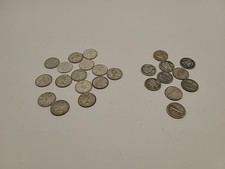 Silver coins DIMES 57.3 GRAMS US CANADIAN DIMES picture
