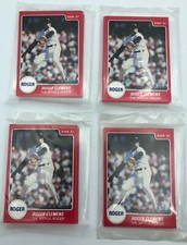 (4) Roger Clemens Boston Red Sox 1987 Star Company Baseball Card Factory Set Lot picture