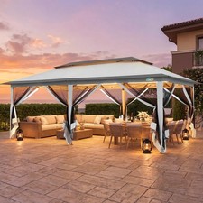 12x12 12x20 Pop Up Canopy Tent with Mosquito Netting, Screened Gazebo picture