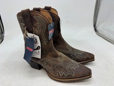 Durango Shyloh Booties Women's Brown Leather Embroidered Snip Toe Cowboy - 8.5 picture