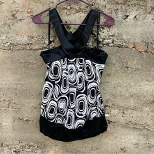 Deadstock Y2K 00’s Arden B 100% Silk Halter Top City Club Bratz Sz Med picture