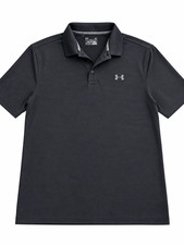 Under Armour Men’s Black Solid Polo Shirt Short Sleeve Size L MPN 1268401 picture