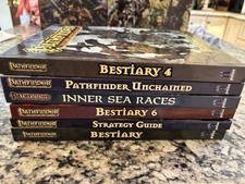 Paizo Pathfinder 1st Ed RPG Hardcover Sourcebook Bundle 8 items Set Lot Exc++ picture