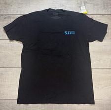 5.11 Tactical Men's Black Graphic Logo Crew Neck Short Sleeve T-Shirt XL picture