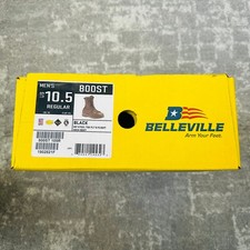Belleville 800 ST Mens Size 10.5 R Black Waterproof Steel Toe Flight Deck Boots picture