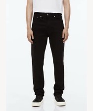 NEW H&M Men's Black Slim Fit Jeans Sizes 32 picture