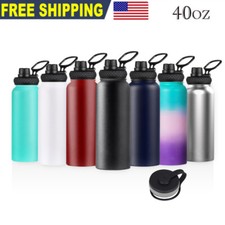 40oz Water Bottle Stainless Steel Vacuum Double Wall Insulation Sport Wide Mouth picture