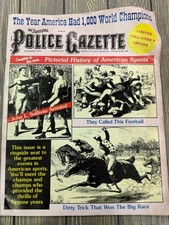 Vintage National Police Gazette December 1976 Limited Collectors Edition Sports picture