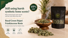 Royal green Hojari Frankincense Boswellia Sacra 100g 0.22 lb Luban Incense Tears picture
