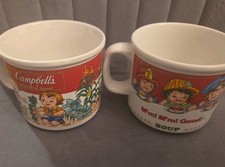 2 CAMBELLS SOUP MUGS M'm M'm Good Vintage 1993 picture