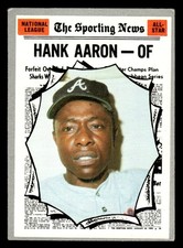 1970 Topps #462 Hank Aaron f picture