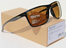 SMITH OPTICS Riptide POLARIZED Sunglasses Black/ChromaPop+ Bronze $229 picture
