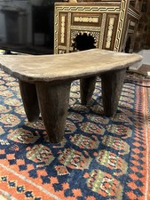 Authentic West African Tribal Hand-Carved Antique Wood Senufo Stool picture