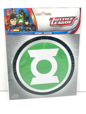 4.75“ ROUND DC COMICS GREEN LANTERN LOGO JUSTICE LEAGUE IRON ON PATCH APPLIQUÉ picture