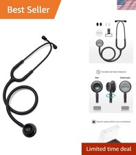 Versatile 360° Dual-Head Stethoscope with 4 Eartips & Extra Diaphragm - 29.5in picture