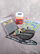 TSD Tactical Crosman Airsoft Ammo Lot 6mm BBs REC Specs Liberty Goggle with Case picture