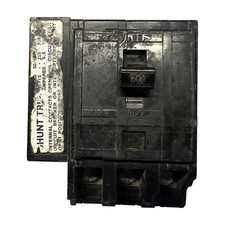 Square D QO3701021 70A 3-Pole 240V Plug-On Circuit Breaker Shunt Trip Used picture