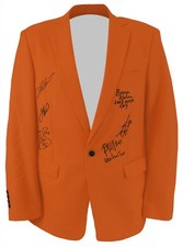2005 Illinois Fighting Illini Team Signed Orange Jacket w/6 Sigs, 3-INSC -SS COA picture