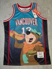 Vancouver Yogi Bear Blue Headgear Classics Nostalgia Jersey Men’s Size Large NWT picture
