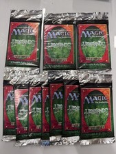 1995 Magic The Gathering Homelands Lot Of 10 Factory Sealed Foil Packs picture