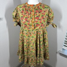 Anthropologie Roopa Pemmaraju Auretta Beaded Mini Dress Womens Small Floral picture