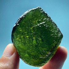 169CT Natural Moldavite | Genuine Czech |Impact Glass| Collector's Energy Stone picture