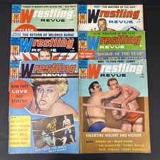Vintage Wrestling Revue Magazines/ Lot Of 6 ( Jan - June 1970) picture
