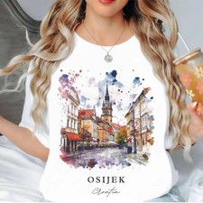 Osijek Croatia Unisex Shirt Travel Gift Croatia Trip Lover Favorite Tee picture