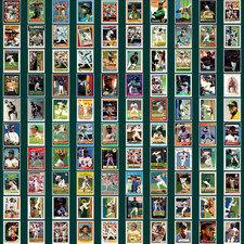 Rickey Henderson Lot (100) Cards A's Topps HOF Oddball Baseball Collection Set picture