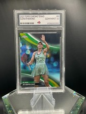 2025 TOPPS CHROME TENNIS #4 ELENA RYBAKINA GRADED GEM MINT PTA 10🔥 picture