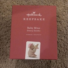 Hallmark Keepsake Ornament Disney Baby Mine DUMBO & MOTHER NIB 2018 picture