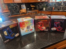 4X Coleco ARCADE Tabletop video game console BERZERK FRENZY TOP RACER  BRAND NEW picture
