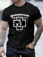 Rammstein Merch Core Men's Heavyweight 100% Cotton T-Shirt - 180gsm Industrial C picture