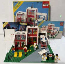 Vintage Lego Set 6380 Hospital Legoland 100% Complete W/ Box And Manual picture