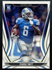 2020 Certified D'Andre Swift Rookie /299 No. 109 Lions/Bears picture